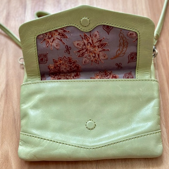 Hobo Leather Green Small Crossbody - Picture 3 of 4
